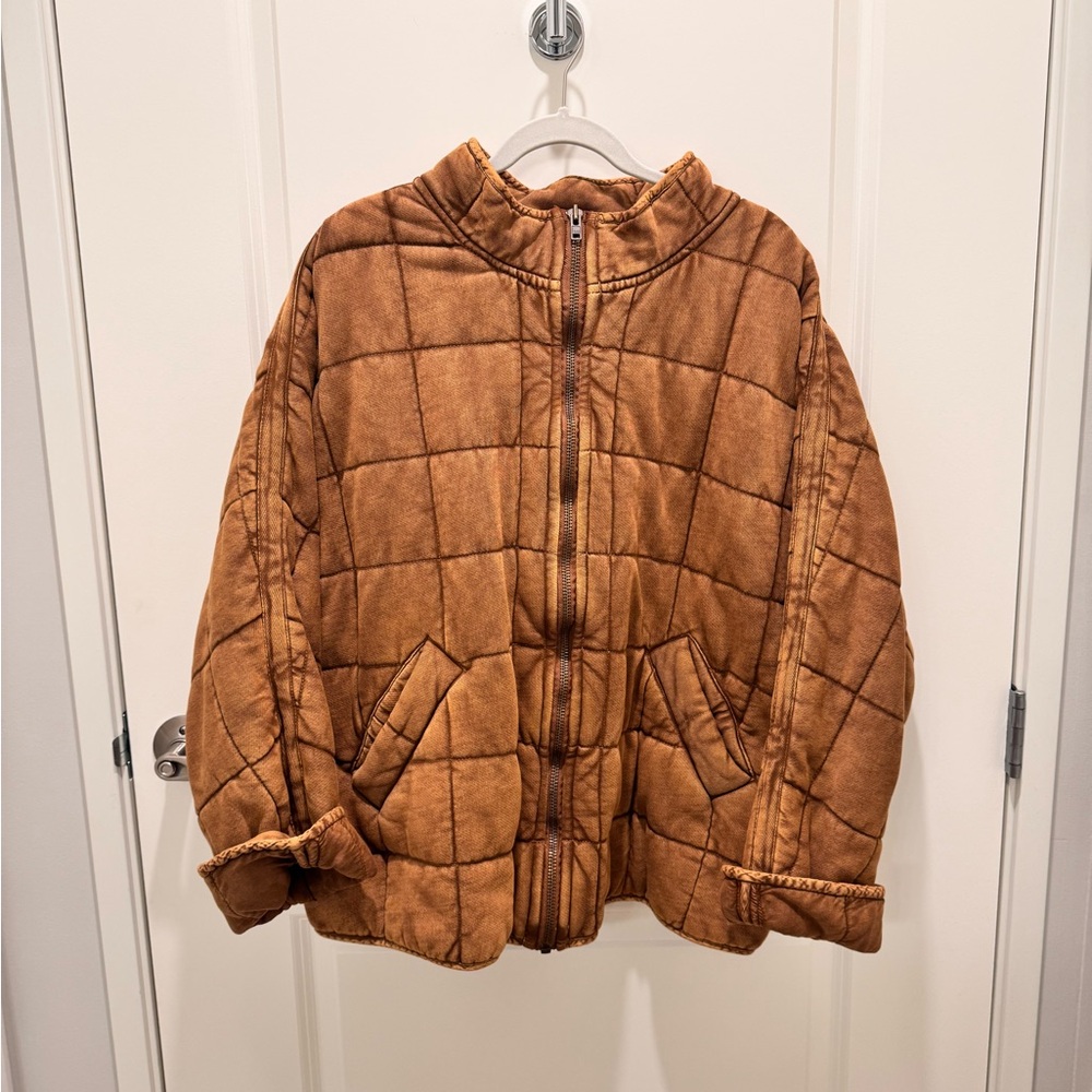 FP dolman quilted knit jacket!